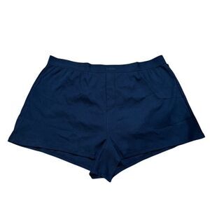 Skims Womens Cotton Rib Loose Boxer Size XXL Black NWT